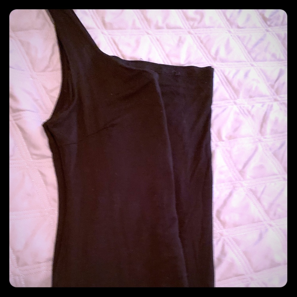 Black Body Con Dress with Zipper Back Detailing